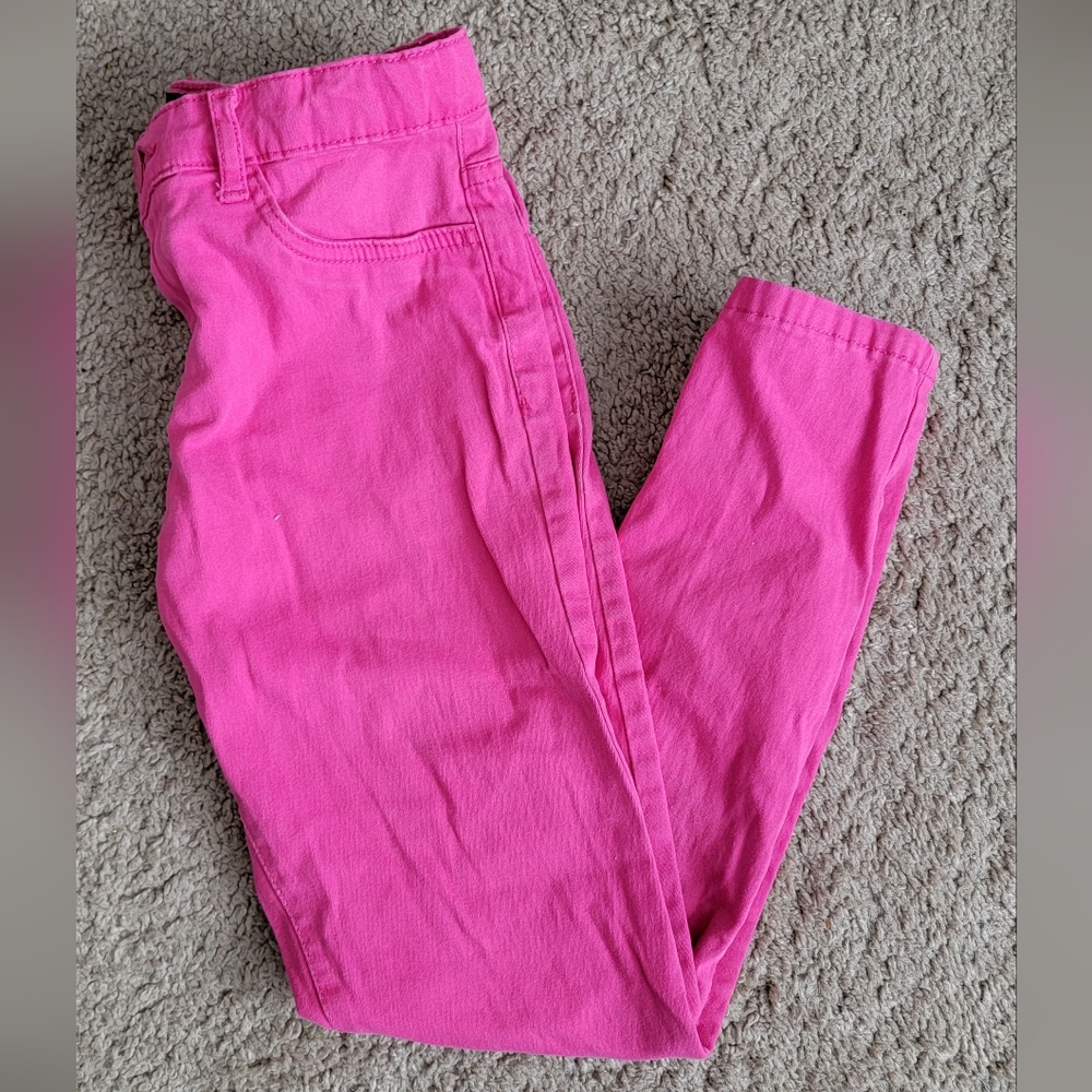 The Children's Place Girls Pink/Hot Pink Jeans/Jeggings Size: 10